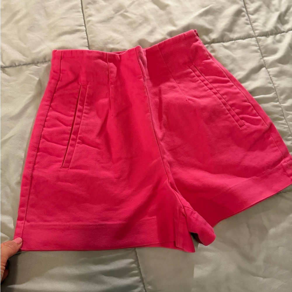 Zara High Waist Pink Shorts